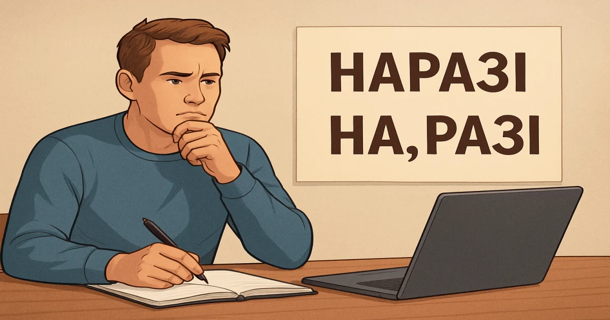 Як правильно пишеться «наразі» та чи варто виділяти слово комами