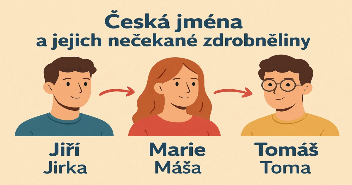 Чеські імена та їхні несподівані пестливі форми