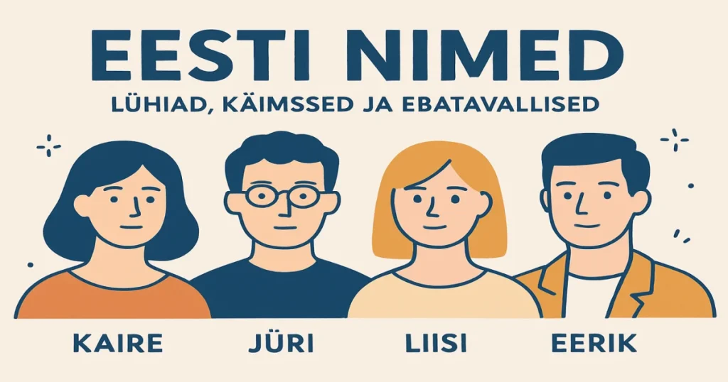 Естонські імена: короткі, стримані та незвичайні варіанти
